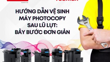 Vệ sinh máy Photocopy sau lũ lụt: Bảy Bước Đơn Giản